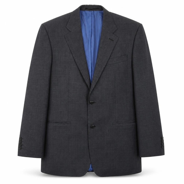 John Lewis Mens Grey Wool Jacket Suit Jacket Size 38
