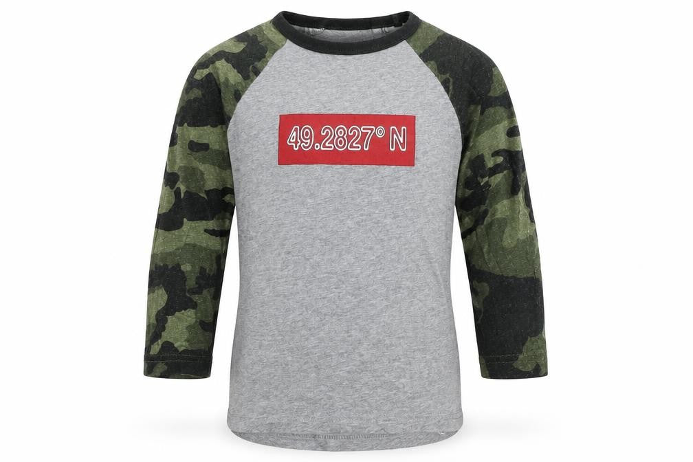 NEXT Girls Multicoloured Camouflage Cotton Jersey T-Shirt Size 3 Years Round Neck Pullover