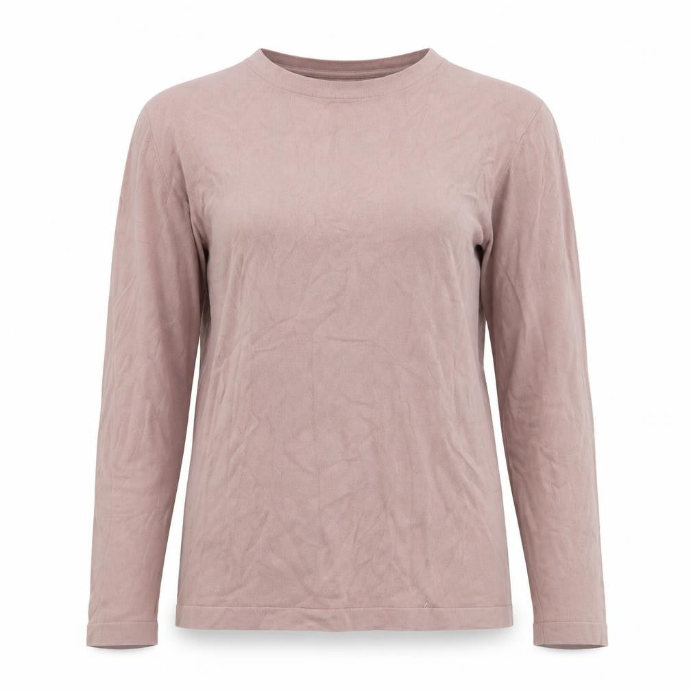 Front view of Next women’s pink round neck cotton jumper, size M