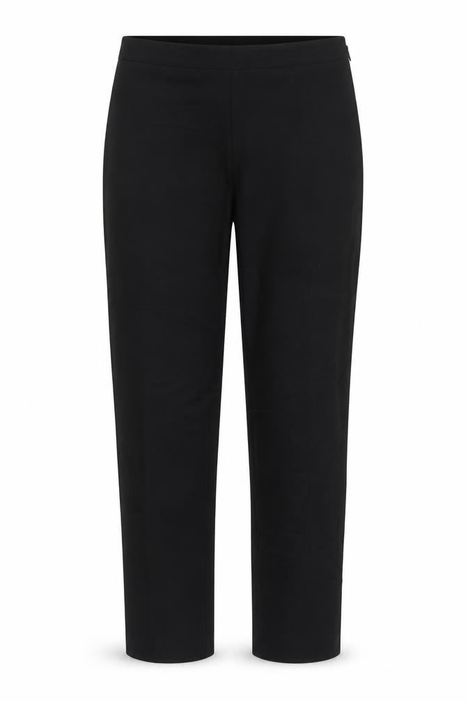 Artigiano Womens Black  Polyester Carrot Trousers Size 10 L30 in Regular Zip