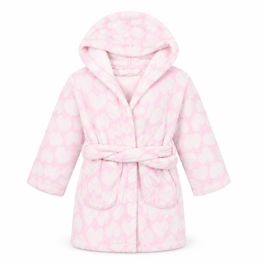 NEXT Girls Pink Geometric Polyester Top Robe Size 2-3 Years  Tie