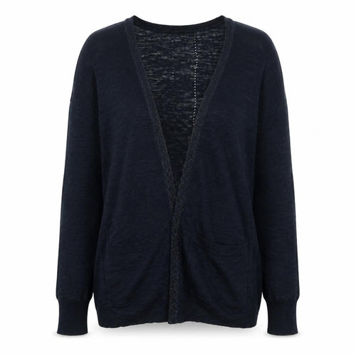 NEXT Womens Blue V-Neck  Acrylic Cardigan Jumper Size 10