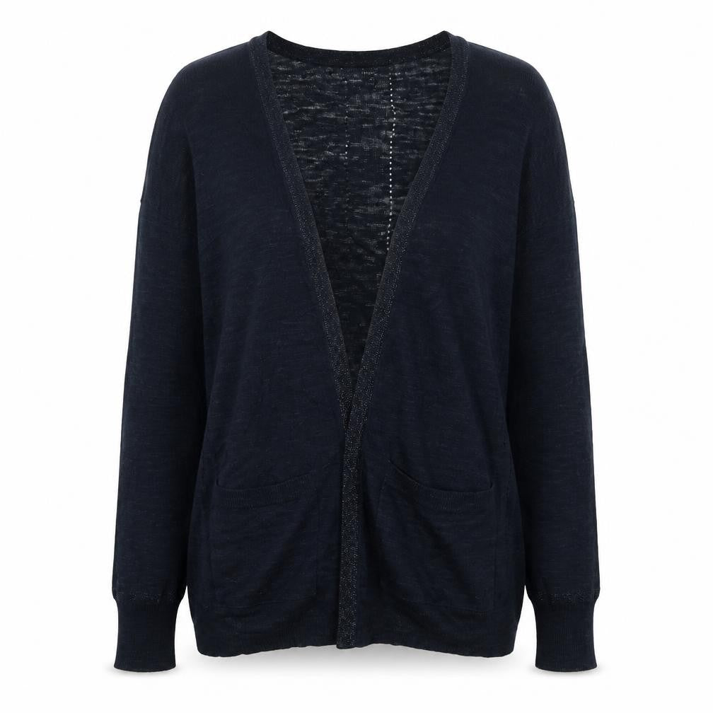 NEXT Womens Blue V-Neck  Acrylic Cardigan Jumper Size 10