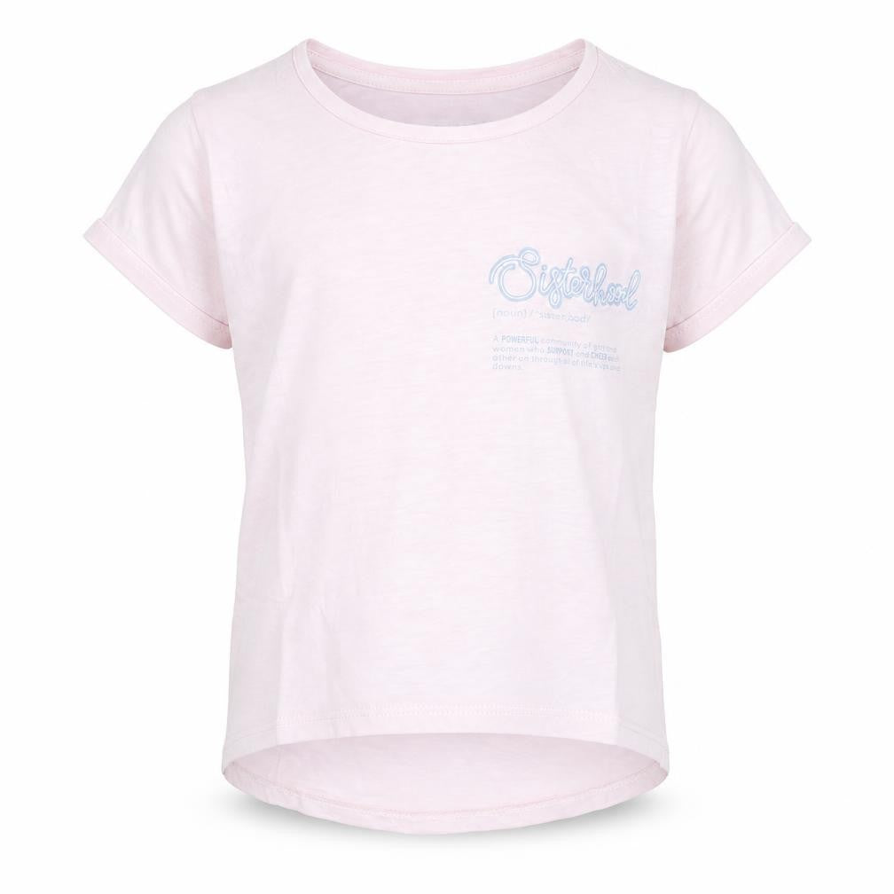 Primark Girls Pink  100% Cotton Pullover T-Shirt Size 4-5 Years Round Neck Pullover