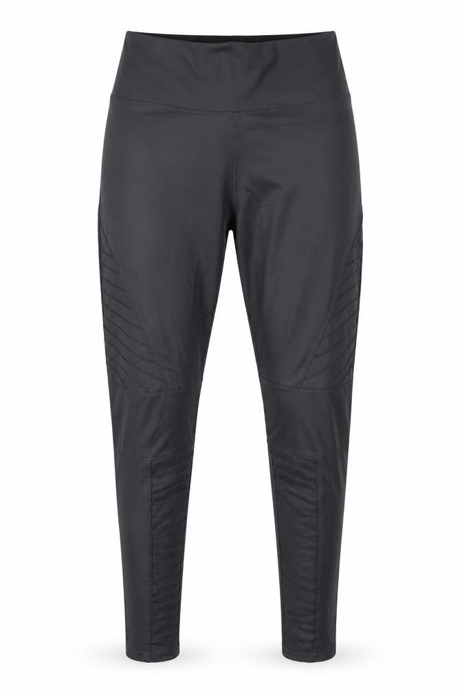 Front view of Verso women’s grey polyamide trousers, size S, 26-inch leg regular