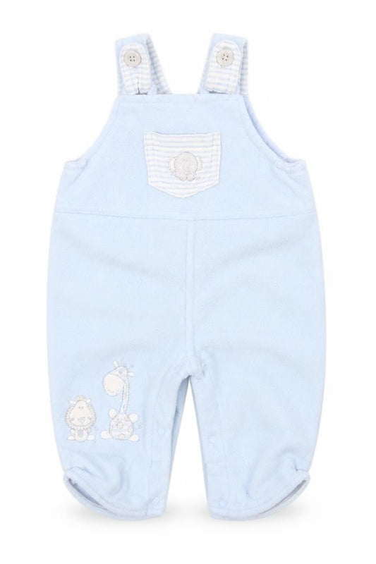 BabyBlue Boys Blue  Polyester Dungaree One-Piece Size 0-3 Months  Button
