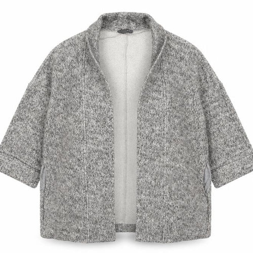 Primark Womens Grey V-Neck  Cotton Cardigan Jumper Size M