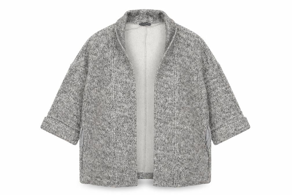 Primark Womens Grey V-Neck  Cotton Cardigan Jumper Size M
