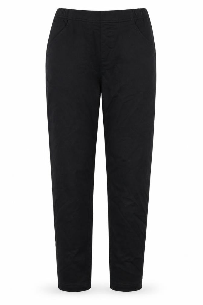 Croft & Barrow Womens Black  Cotton Trousers  Size S L28 in Regular