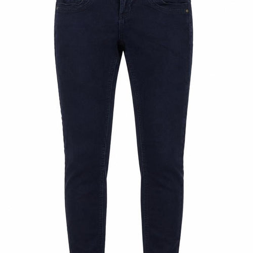 Denim & Co. Womens Blue  Cotton Skinny Jeans Size 6 L30 in Regular Button