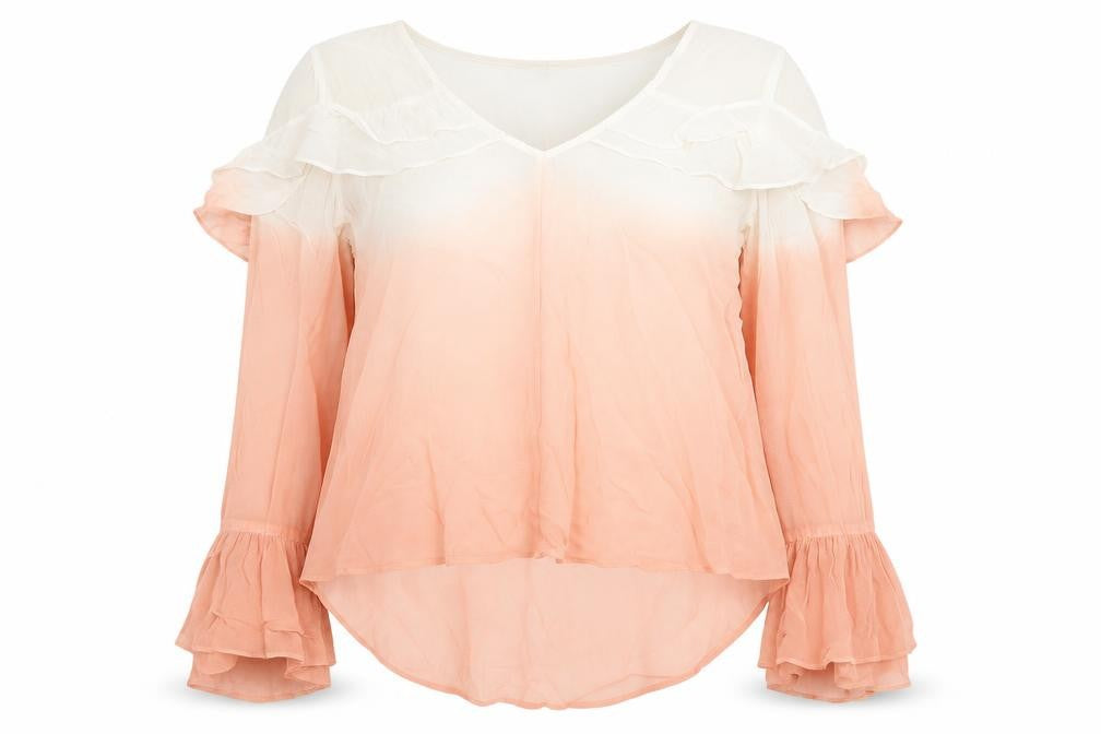 Next Womens Pink  Viscose Basic Blouse Size 10 V-Neck