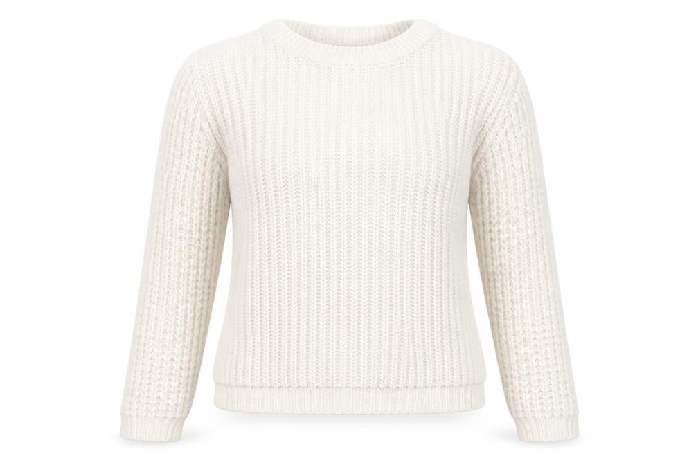 Select Womens Beige Round Neck  Acrylic Pullover Jumper Size 10