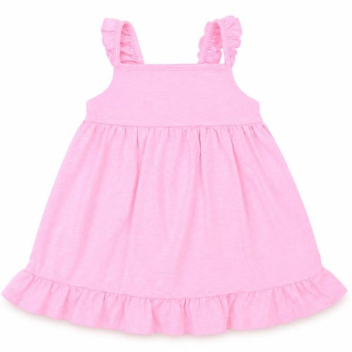 F&F Baby Pink  Polyester Tank Dress  Size 18 Months  Square Neck Pullover