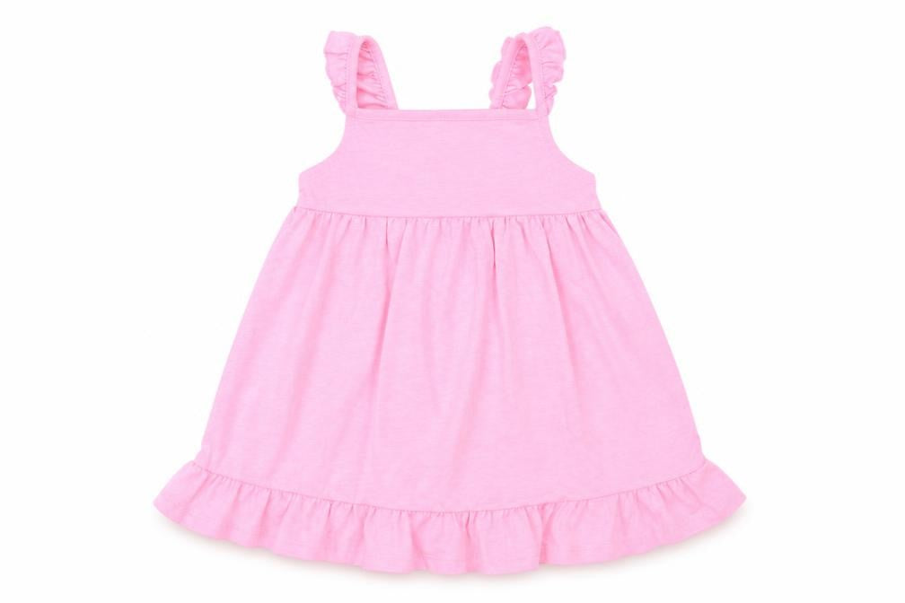 F&F Baby Pink  Polyester Tank Dress  Size 18 Months  Square Neck Pullover