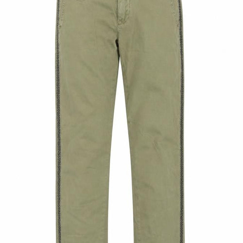 Anthropologie Mens Green  Cotton Chino Trousers Size 25 in L28 in Regular Zip