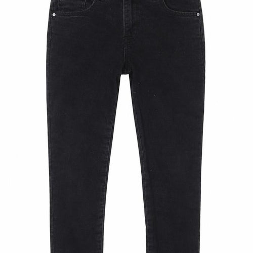 Matalan Girls Black  Cotton Skinny Jeans Size 7 Years  Regular Button