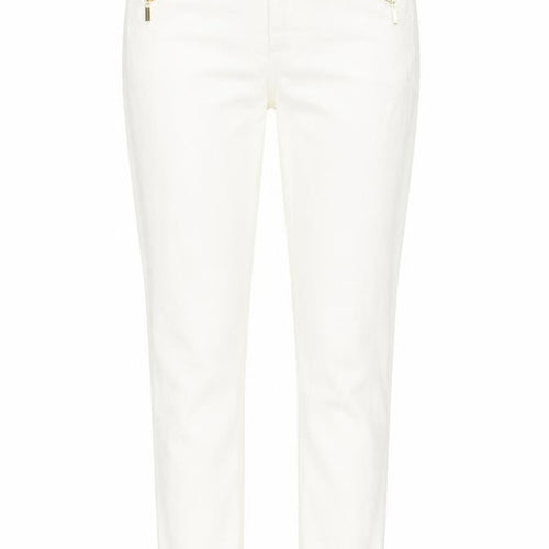 Marks and Spencer Womens White  Viscose Skinny Jeans Size 8 L29 in Regular Button