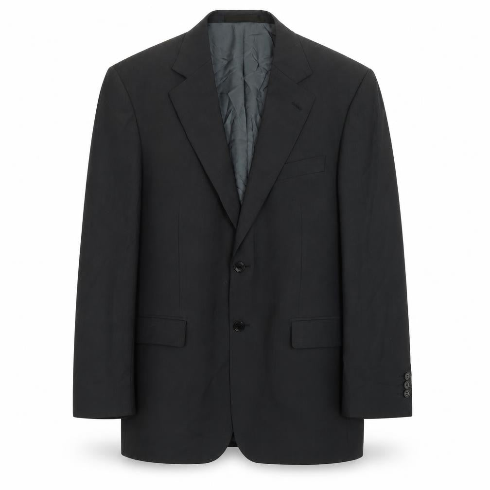 Front view of Marks & Spencer men’s grey wool jacket suit jacket, size 40