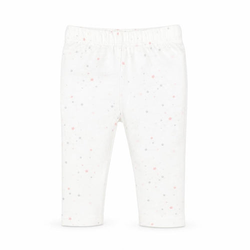 Primark Baby White Geometric Cotton Jogger Leggings Size 3-6 Months