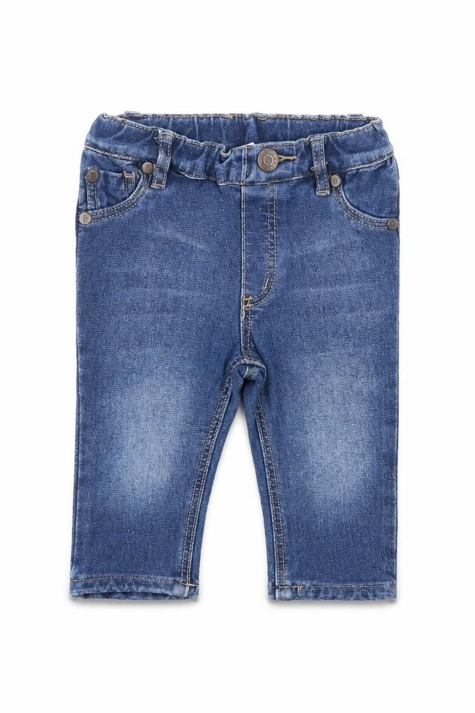 H&M Baby Blue  Cotton Jogger Jeans Size 3-6 Months  Button