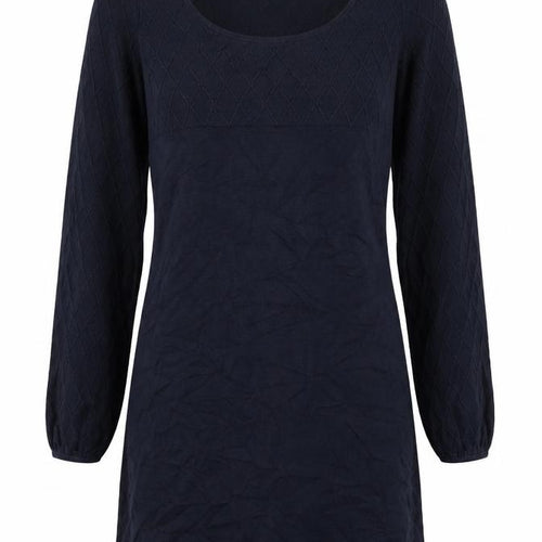 Oasis Womens Blue  Cotton Jumper Dress  Size XS  Round Neck Pullover