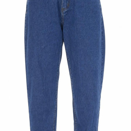 PRETTYLITTLETHING Womens Blue  Cotton Mom Jeans Size 4 L28 in Regular Button