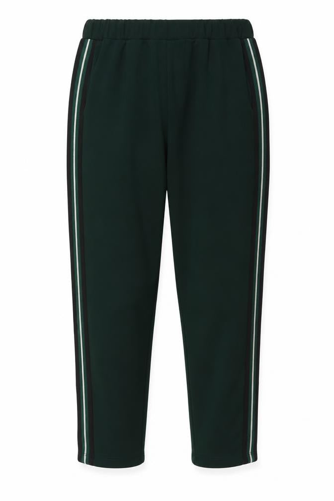 New Look Womens Green Striped Polyester Cargo Trousers Size 12 L26 in Regular