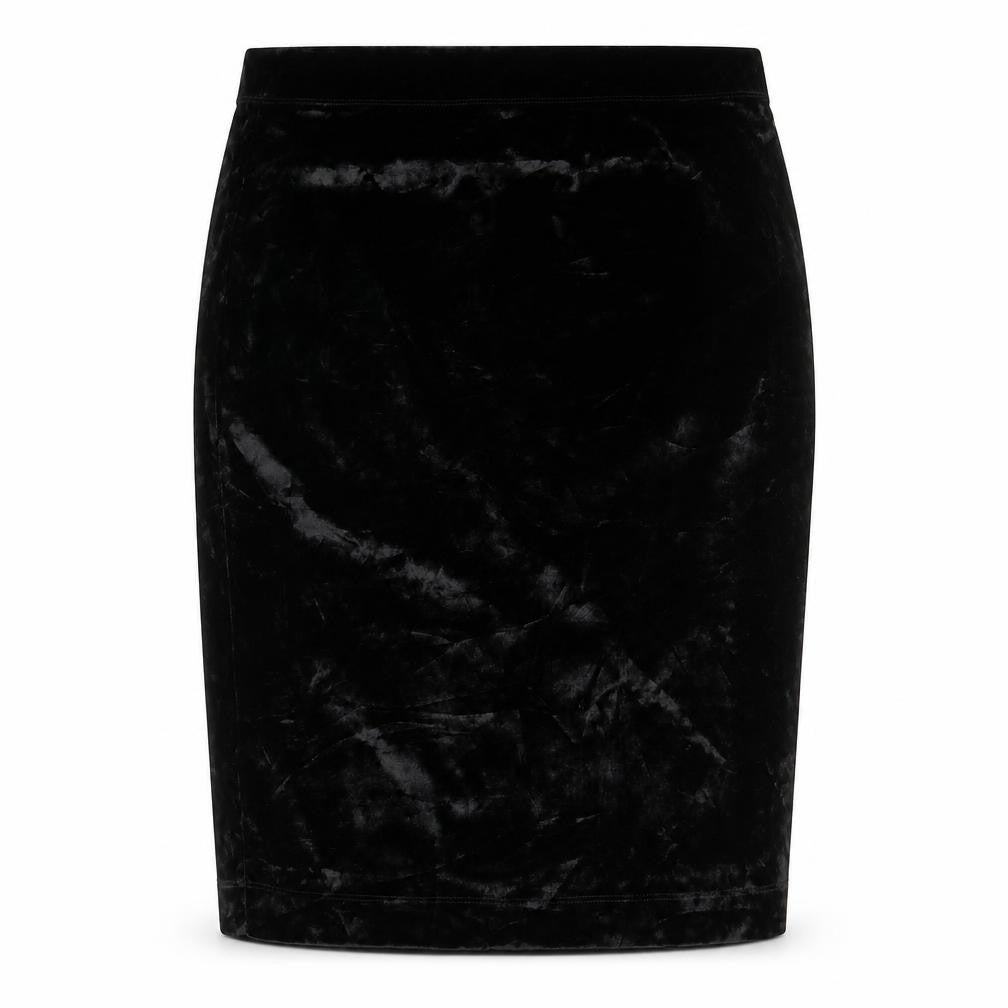 Urban renewal Womens Black  Polyacrylate Fibre A-Line Skirt Size 32 in