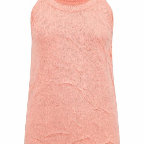 Primark Womens Pink High Neck  Viscose Vest Jumper Size 8