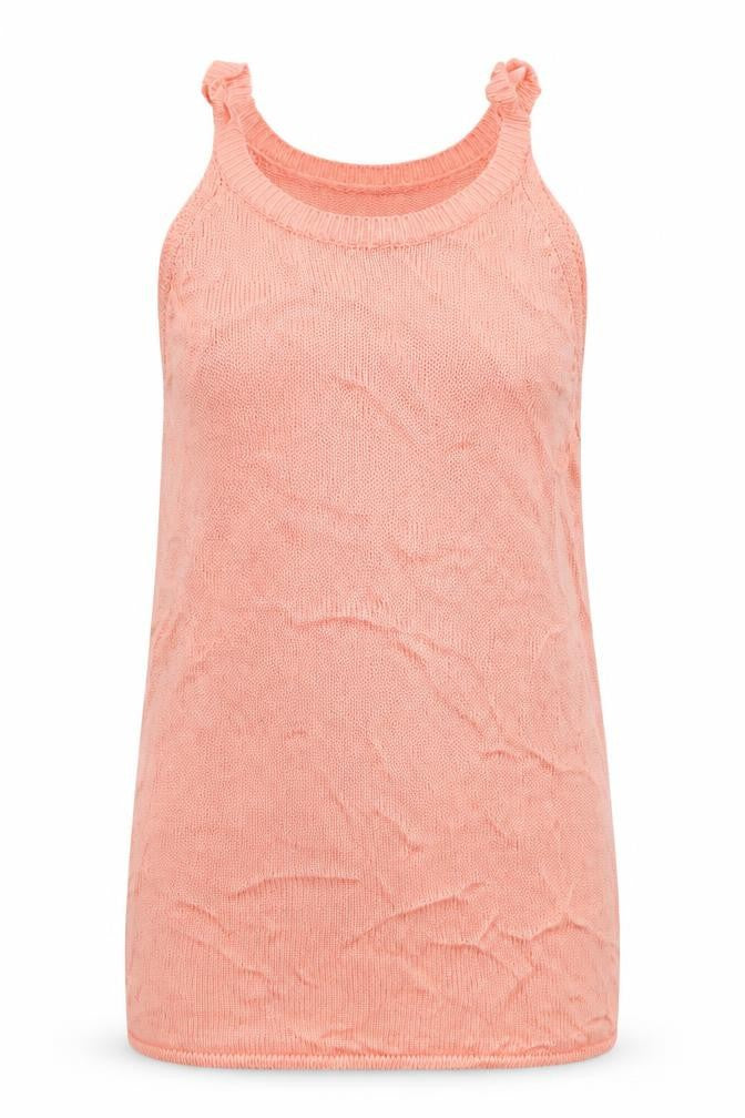 Primark Womens Pink High Neck  Viscose Vest Jumper Size 8