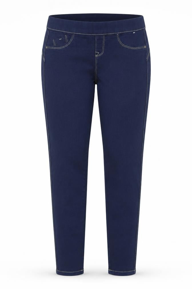 Denim & Co. Womens Blue  Cotton Jegging Jeans Size 6 L28.5 in Regular