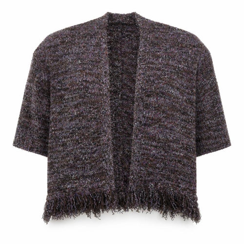 Natura Womens Multicoloured V-Neck  Acrylic Cardigan Jumper Size S
