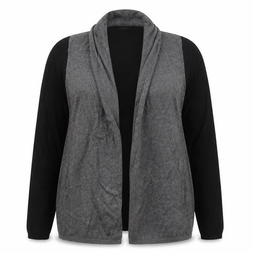 Papaya Womens Grey V-Neck  Viscose Cardigan Jumper Size 16