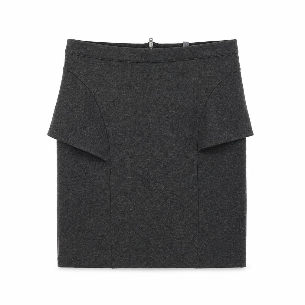 Limited Collection Womens Grey  Viscose Straight & Pencil Skirt Size 8   Zip