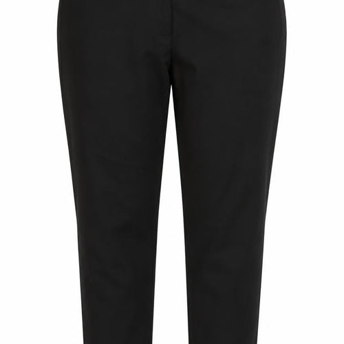 Yours Womens Black  Nylon Carrot Trousers Size 16 L31 in Regular Zip