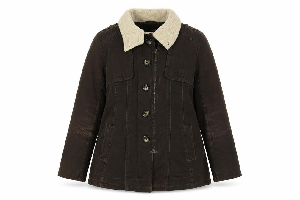 Next Womens Brown   Jacket Coat Size 10  Zip
