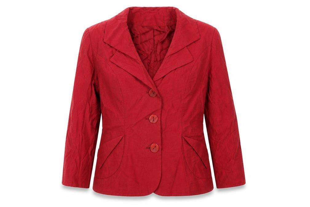 Alex & Co Womens Red   Jacket  Size 10  Button