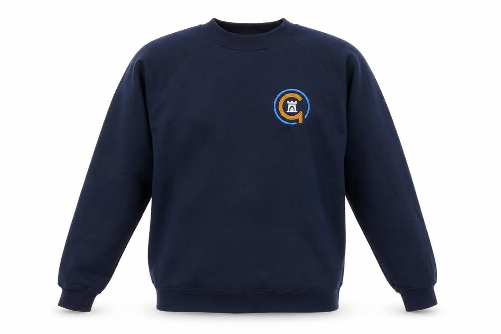 Trutex Mens Blue Roll Neck  Polyester Pullover Jumper Size S