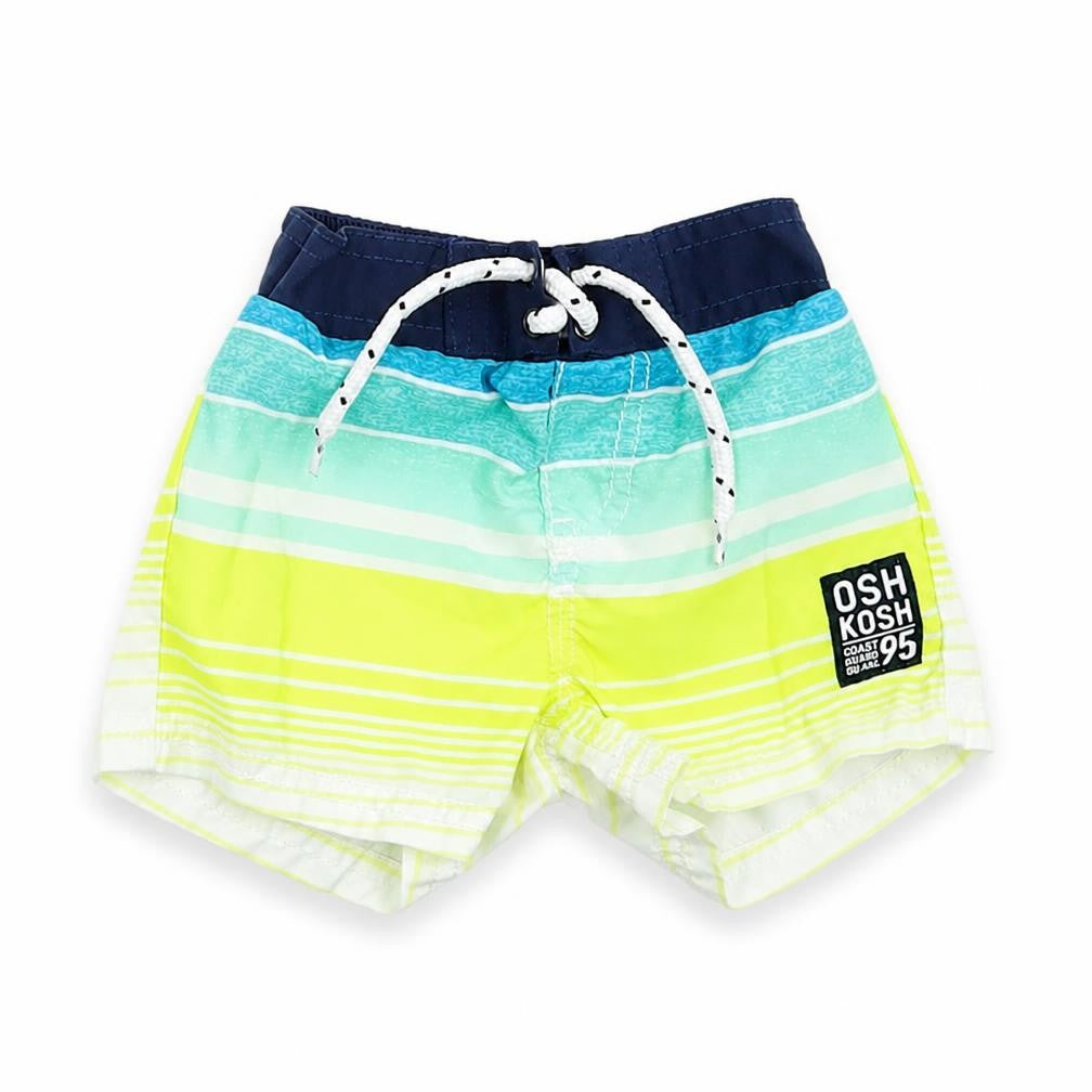 Oshkosh Boys Multicoloured Striped Polyester Cropped Trousers Size 3-6 Months  Tie - Shorts