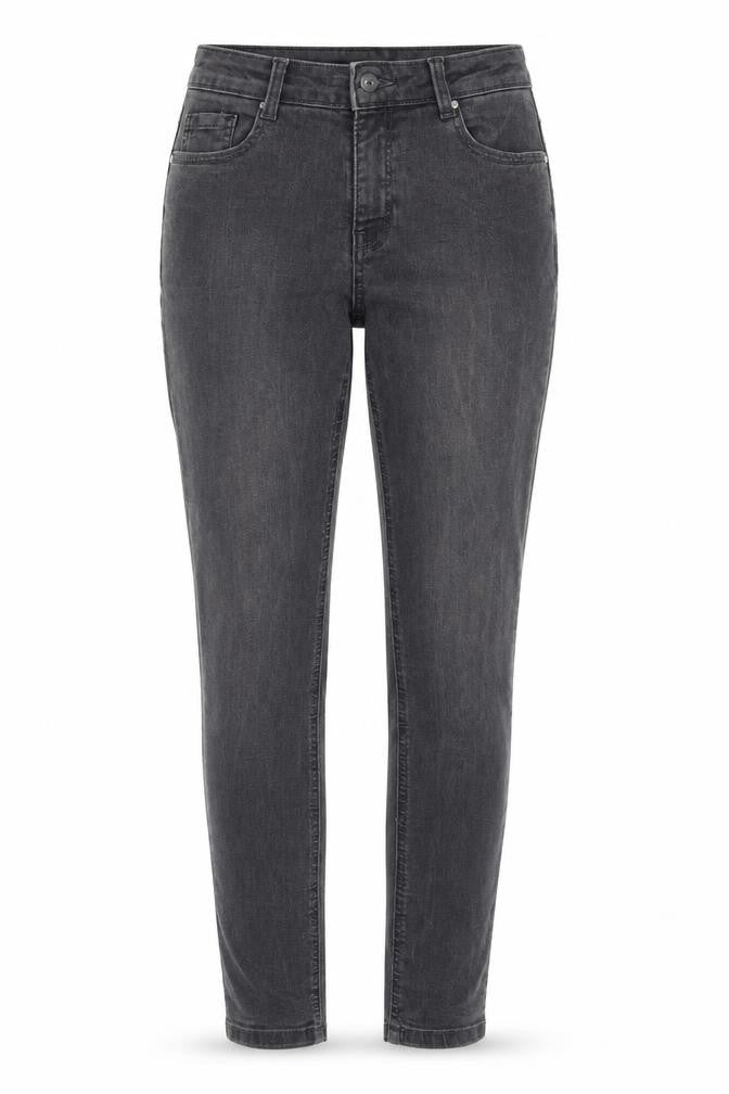 Dorothy Perkins Womens Grey  Cotton Skinny Jeans Size 8 L28 in Slim Zip