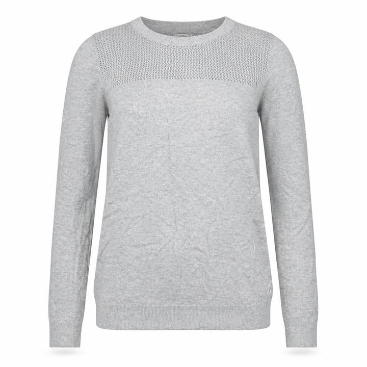 Jack Wills Womens Grey Round Neck Cotton Pullover Jumper Size 6