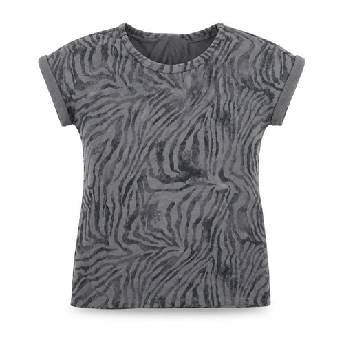 Marks and Spencer Womens Multicoloured Round Neck Animal Print Cotton Pullover Jumper Size 10