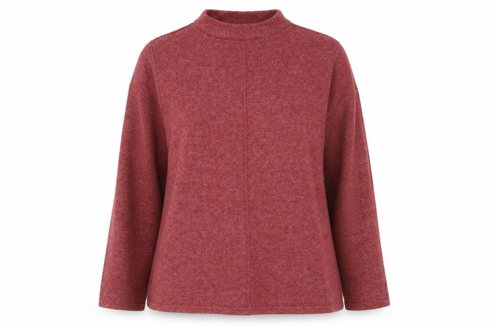 Yessica Womens Red  Polyester Pullover Sweatshirt Size L  Pullover
