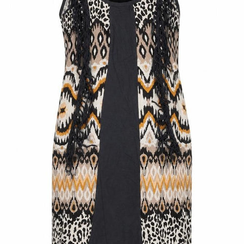 Diamonds Forever Womens Multicoloured Animal Print Viscose Pencil Dress  Size 12  Round Neck Pullover