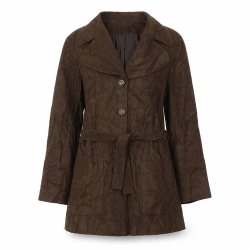 Bay Jrading Company Womens Brown   Pea Coat Coat Size 10  Button