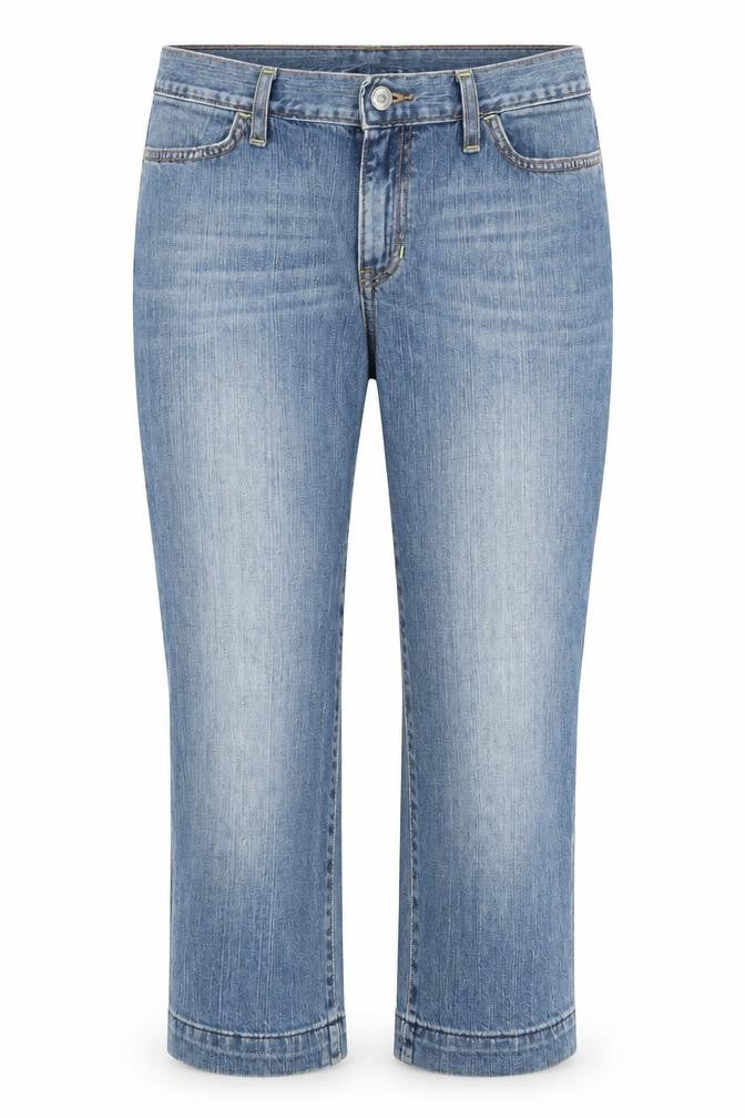Gap Womens Blue  Cotton Straight Jeans Size 6 L20.5 in Regular Zip