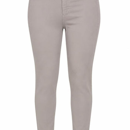 Marks and Spencer Womens Grey  Cotton Skinny Jeans Size 12 L30 in Regular Button