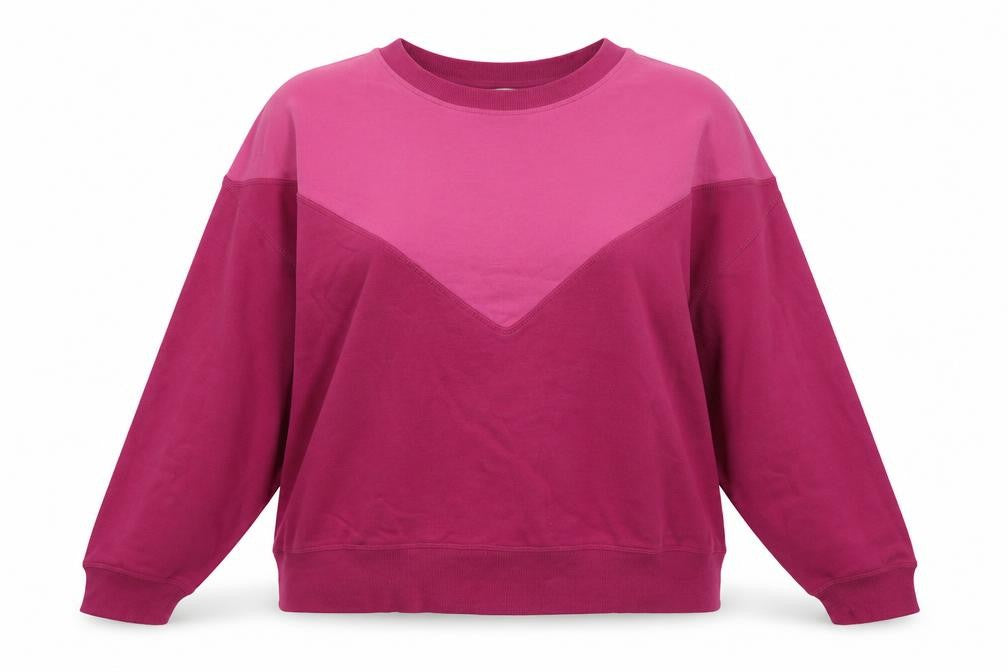 Geroge Womens Pink Round Neck  Cotton Pullover Jumper Size 2XL