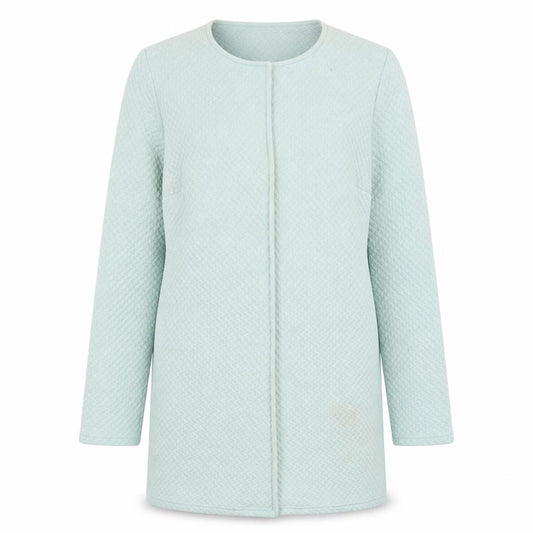 Front view of VILA women’s green jacket, size S