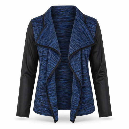 Front view of Influence women’s blue jacket, size M